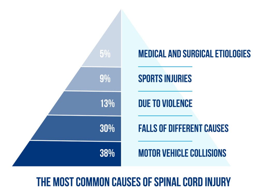 01 The most common causes of spinal cord injury