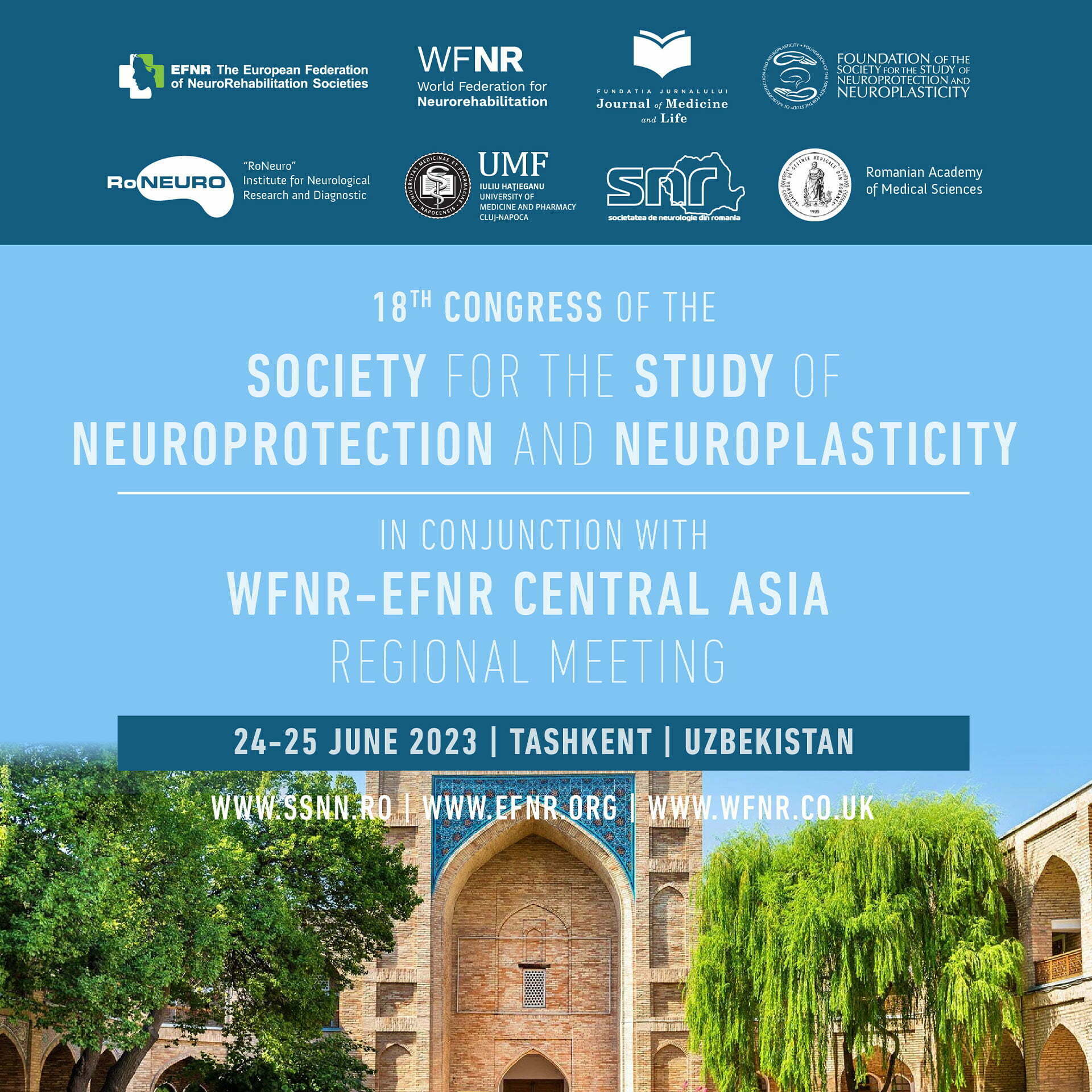 18th CONGRESS OF THE SOCIETY FOR THE STUDY OF NEUROPROTECTION AND NEUROPLASTICITY