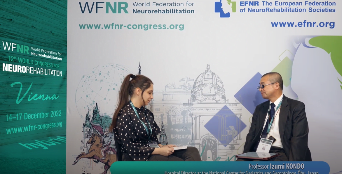 Interview with Prof. Izumi Kondo – World Congress for Neurorehabilitation (WCNR) Vienna 2022
