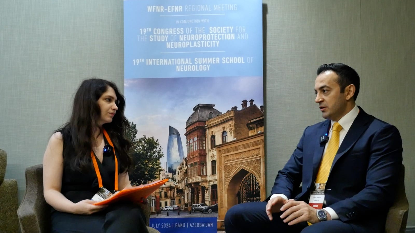 Interview with Dr. Parvin Akbarov at the WFNR-EFNR Regional Meeting in conjunction with the 19th Congress of the Society for the Study of Neuroprotection and Neuroplasticity (SSNN) and the 19th International Summer School of Neurology