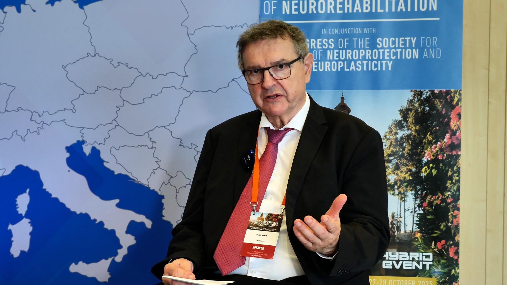 Interview with Prof. Max Hilz – 8th European Congress on Neurorehabilitation in conjunction with the 20th Congress of the Society for the Study of Neuroprotection and Neuroplasticity